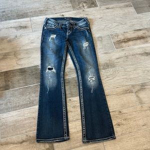 Silver jean